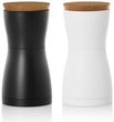 TWIN, černá a bílá, dub/plast, 13,3 cm