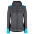 Aequilibrium Thermal Hoody W, Black/Malibu Blue