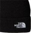 TNF LOGO BOX CUFFED BEANIE, TNF BLACK