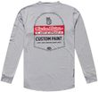 Ruckus Ride LS Tee Custom Paint Mid Gray