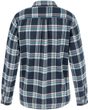 Övik Heavy Flannel Shirt W Navy-Eggshell