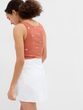 715017-00 Vzorovaný tílkový top Oranžová