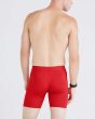 MULTI-SPORT MESH BOXER BRIEF FLY 3PK Sunset Red/Turbublence/Faded Black
