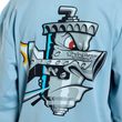 YOUTH RUCKUS RIDE LONG SLEEVE TEE CARBS DAWN BLUE