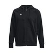 UA Rival Fleece FZ Hoodie-BLK