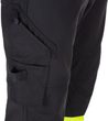 REFLECTOS Trousers black/yellow