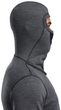WarmWool Hoodsweater w/zip M's Jet Black/Marengo