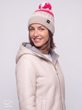 Norrak Pompon MÜ Beige-Weiss-Pink