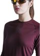 XCEED RUN SHIRT LS WMN Oxide Red/X Black