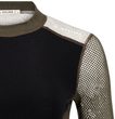WoolNet Hybrid Crewneck W's Jet Black/Tarmac/Beige Melange