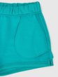 719777-10 Dětské teplákové kraťasy Zelená