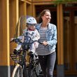 Přední sedačka na kolo Ta-ke s MTB/ATB adaptérem Sakura Růžová/Kurumi Hnedá