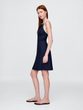 761042-01 Lněné mini šaty Americana Tmavě modrá