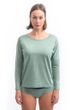 MERINO AIR traveller dámské triko dl.rukáv basil green
