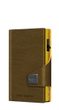 Wallet Click & Slide - vegan Bamboo Brown Bark / Gold