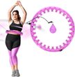 HHW12 plus size se závažím fialová
