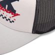 Yth Checker Mesh Trucker Hat White