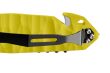 CAC TEXTURED PA6 FV YELLOW HANDLE SERRATED
