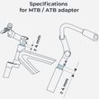MTB/ATB Adaptér