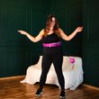 HHW12 PLUS Size se závažím a zeštíhlujícího pásu BR163 fialová