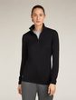 W Mer 300 Original LS Half Zip BLACK