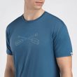 LightWool 140 Tee Oars M's Blue Fusion