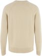 Fjällräven Logo Knit Sweater M Light Beige