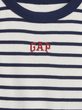 Dětské žebrované tílko s logem Tmavě modrá