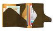 Wallet Click & Slide - vegan Bamboo Brown Bark / Gold
