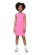 Dětské žebrované šaty Růžová