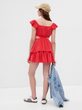 664962-00 Mini šaty, Červená