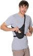 Skin Chest Holster RFID B, black