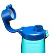 Straw bottle 700 ml, Blue Aqua w/Dark Blue Cap