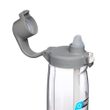 Straw bottle 700 ml, Clear w/Gray Cap