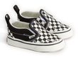 Slip-On V GEO CHECK BLACK/WHITE