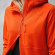 Abisko Grid Fleece Hoodie W Dark Violet