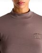 Mini Mock Neck LS PROGRAM DEEP TAUPE