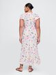 Květované maxi šaty Barevná