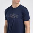 LightWool 140 Tee Salmon M's Navy Blazer