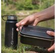 Stainless Steel Lunch Box; light grey