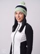 Star Pompon MÜ Khaki-Limette-Weiß