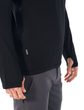 M Original LS Half Zip, BLACK