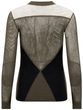 WoolNet Hybrid Crewneck W's Jet Black/Tarmac/Beige Melange