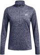 Tech 1/2 Zip- Twist-BLU/GRE