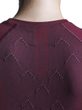 XCEED RUN SHIRT LS WMN Oxide Red/X Black