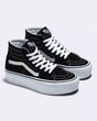 UA SK8-Hi Tapered Stackfo BLACK/TRUE WHIT