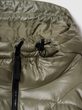 838369-02 Prošívaná oversize bunda s logem Heavyweight Zelená