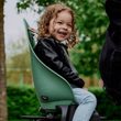 Dětská sedačka na kolo s adaptérem na nosič zadní Icho Zelená/Kurumi Hnědá