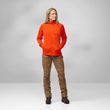 Abisko Grid Fleece Hoodie W Dark Violet