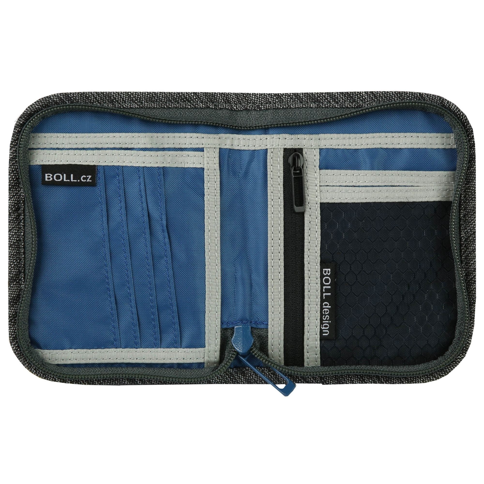 Zip Wallet SALT & PEPPER/BAY